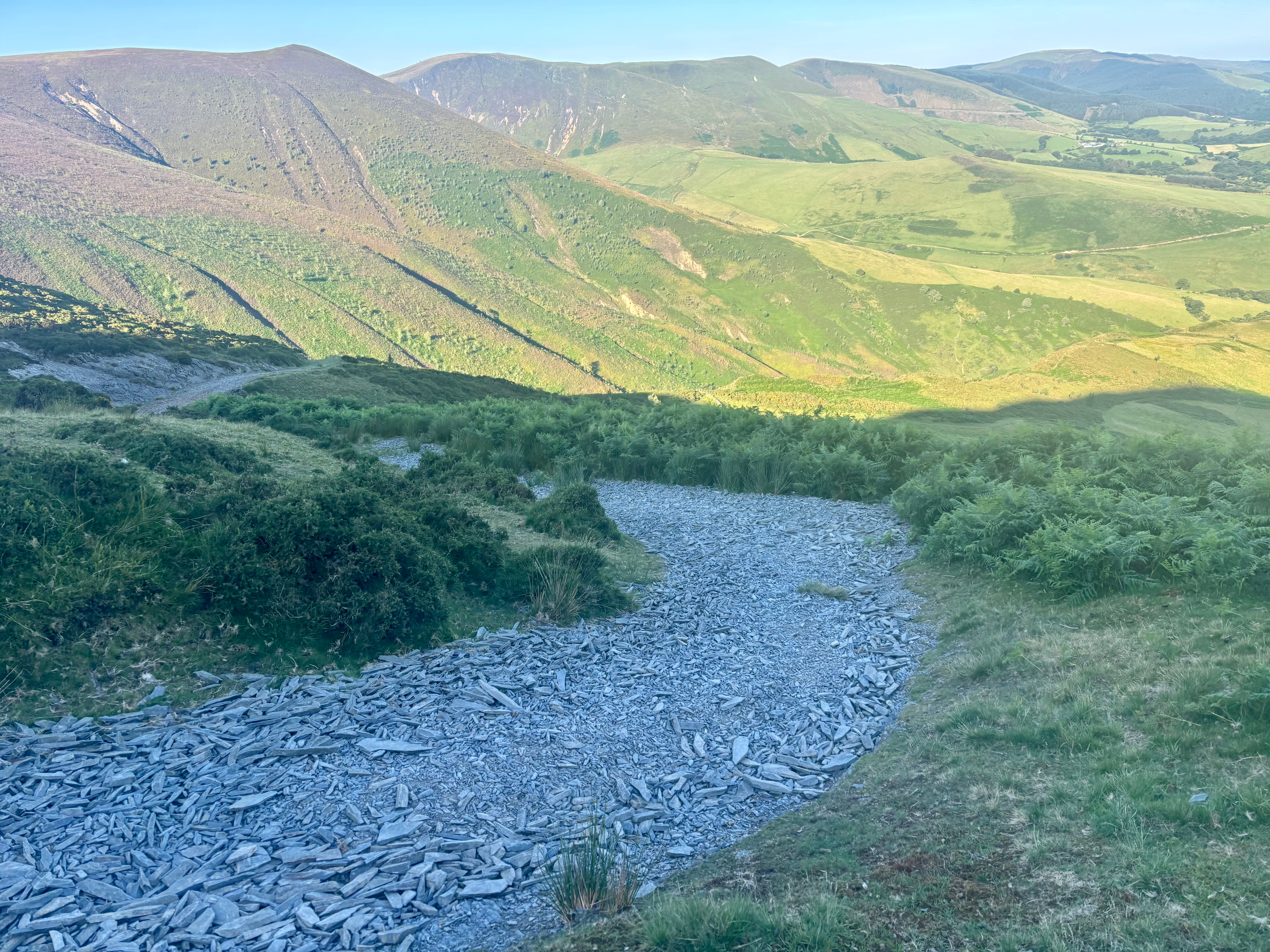 Shale descent in Wales