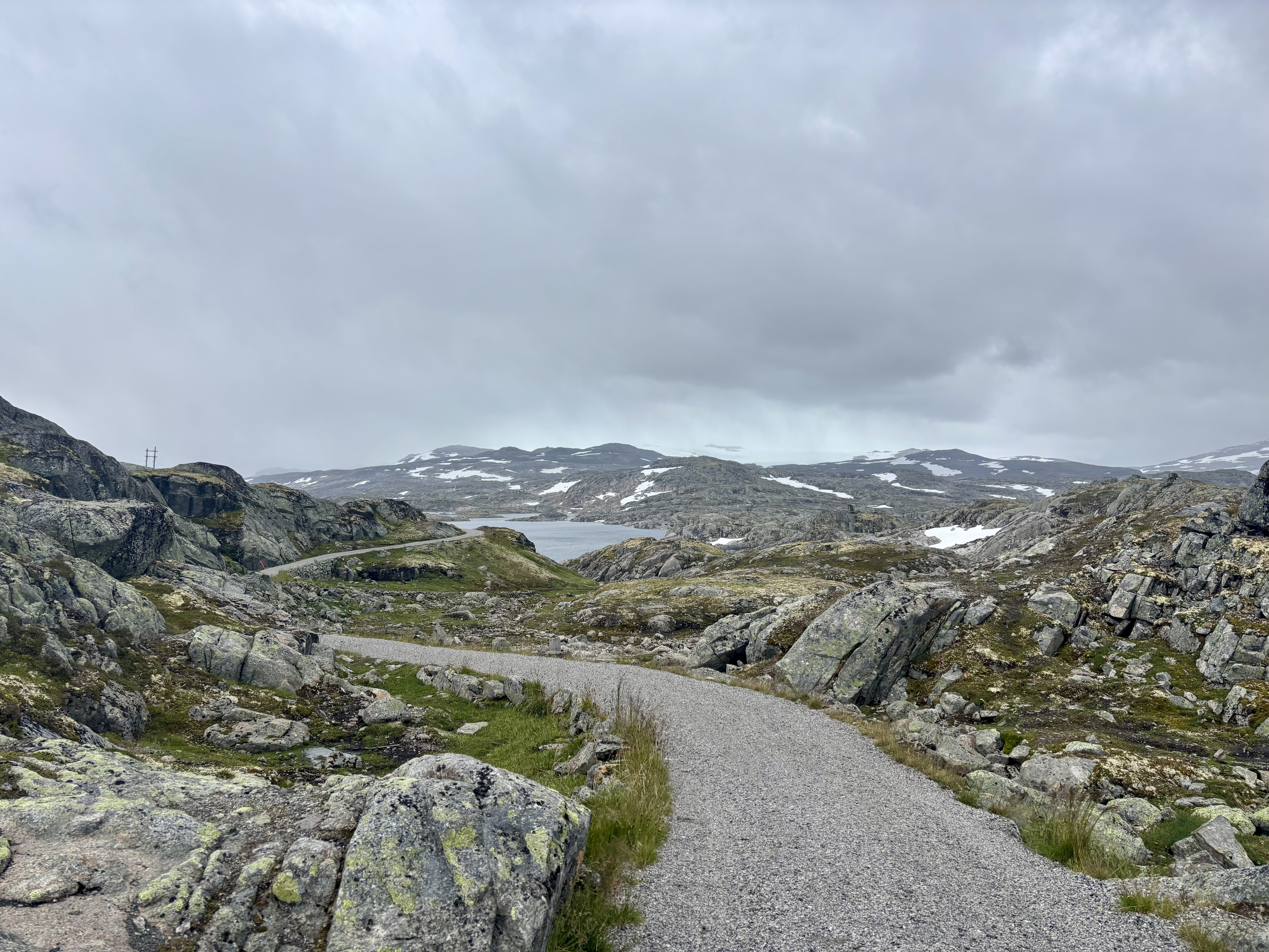 Summit of glacier climb in Norway
