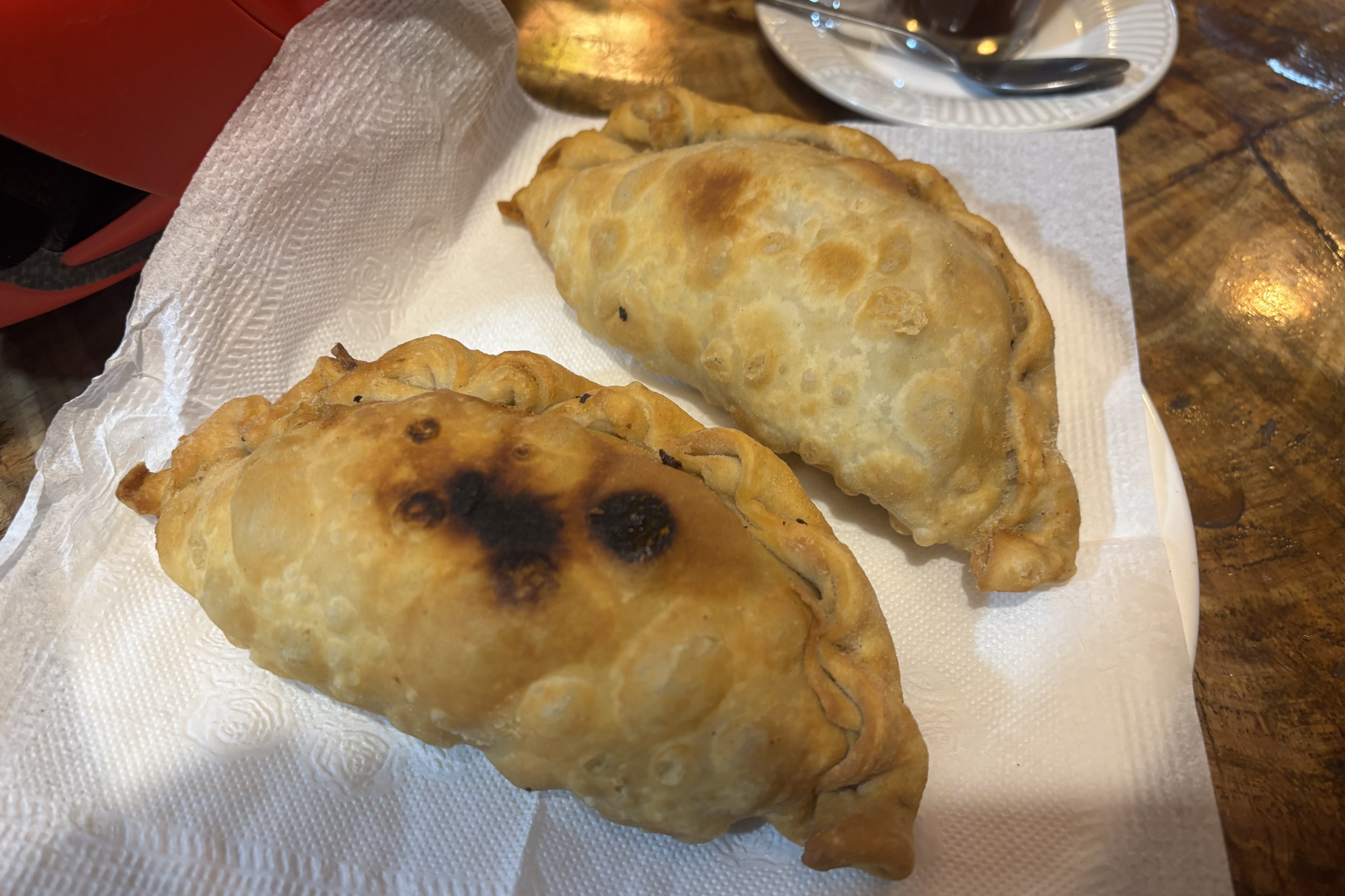 Empandas on a plate